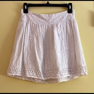 GAP White Crochet Detailed Skirt